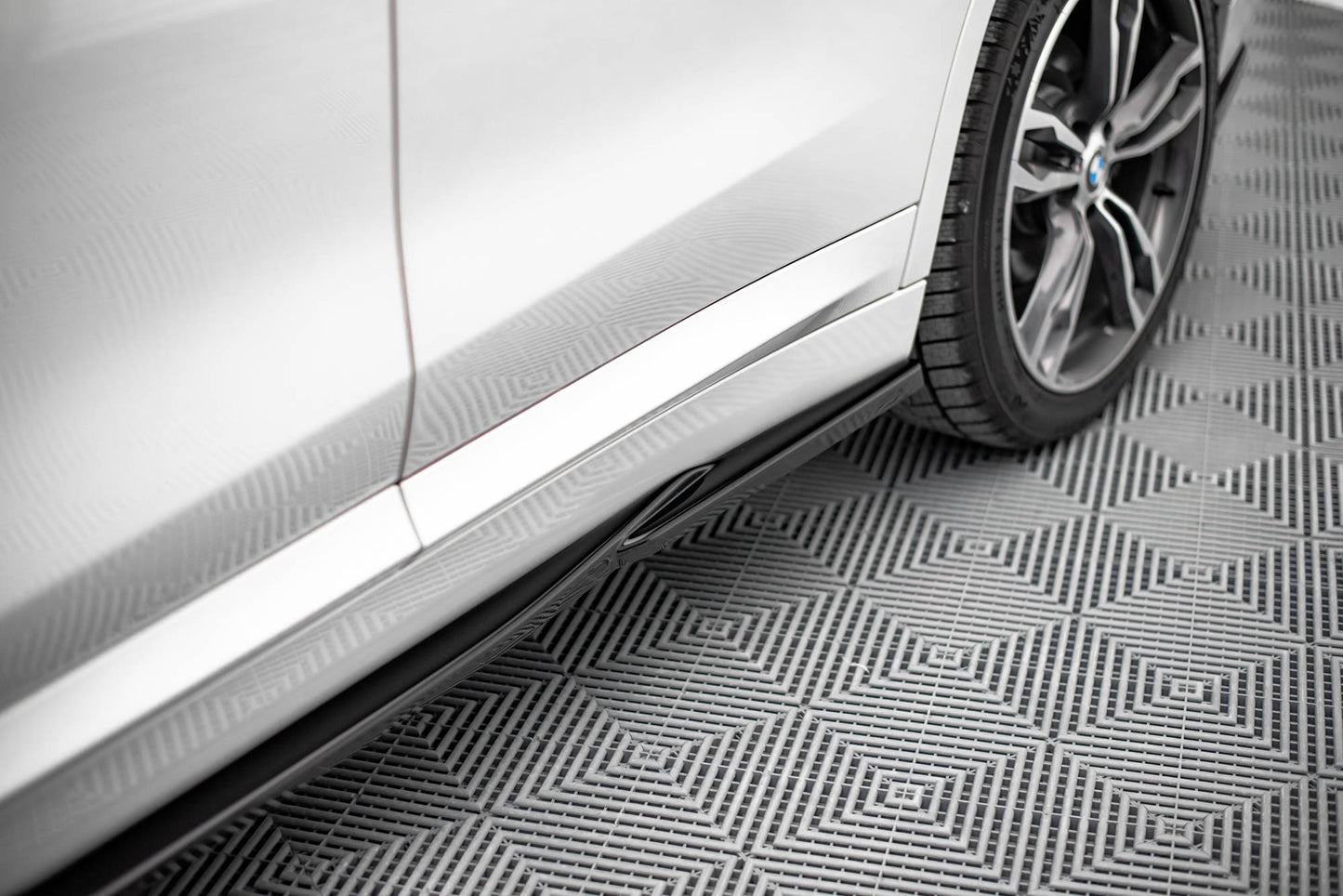 Side Skirts Diffusers BMW X1 M-Pack F48 / F48 Facelift