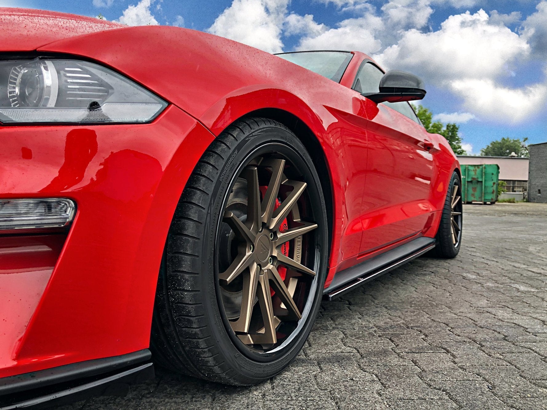 Side Skirts Diffusers suitable for Ford Mustang Mk. 6 Facelift – Maxton ...
