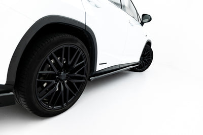Side Skirts Diffusers Lexus RX F-Sport Mk4 Facelift (version without OEM step rails)