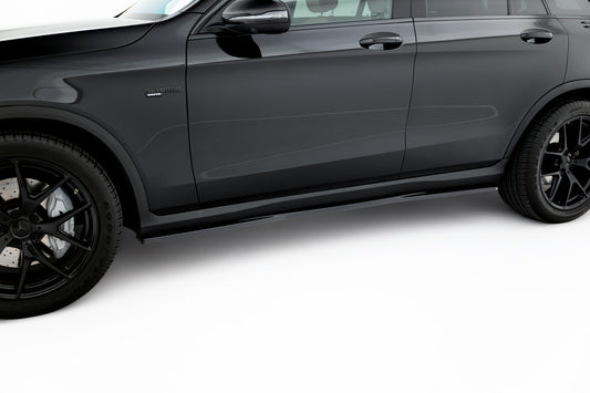 Side Skirts Diffusers Mercedes-AMG GLC 43 / AMG-Line SUV X253 Facelift 