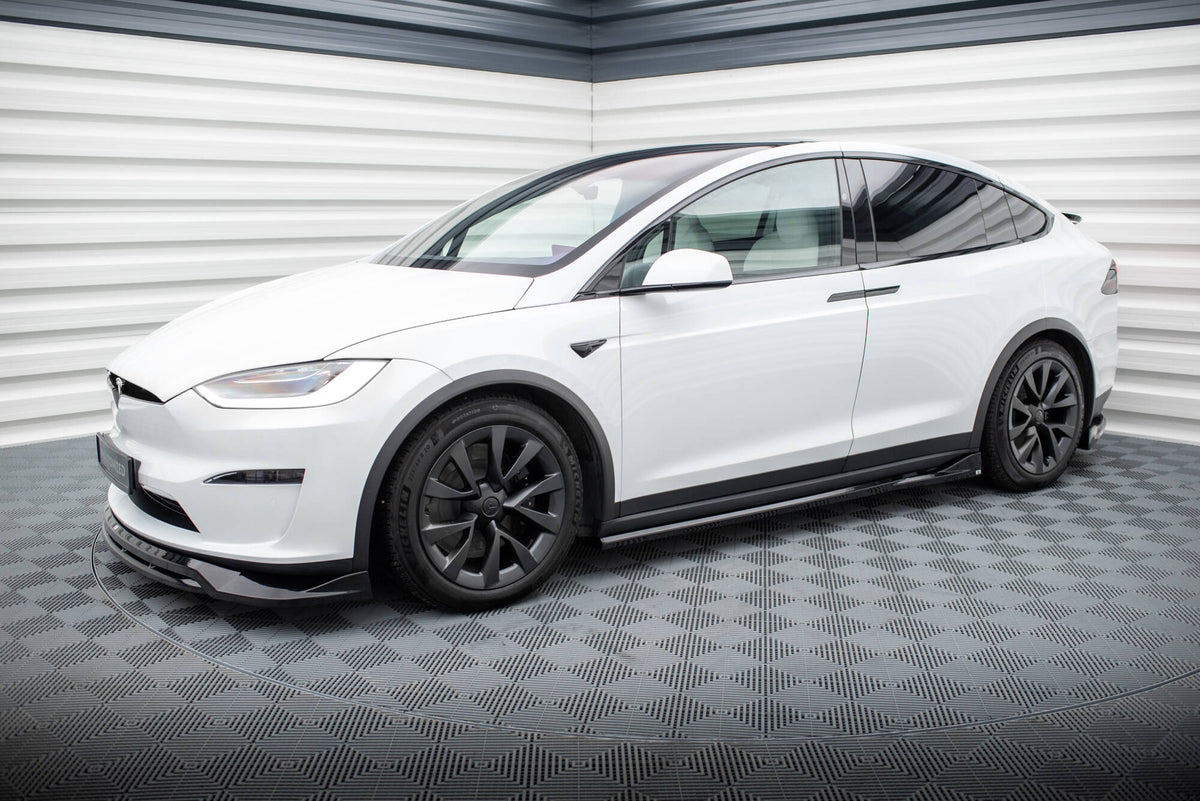 Rajouts Des Bas De Caisse compatible avec Tesla Model X Mk1 Facelift ...