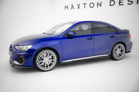 Side Skirts Diffusers V.2 Audi A3 S-Line Sedan / S3 Sedan 8Y / 8Y Facelift