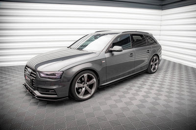Side Skirts Diffusers V.2 Audi A4 / A4 S-Line / S4 B8 