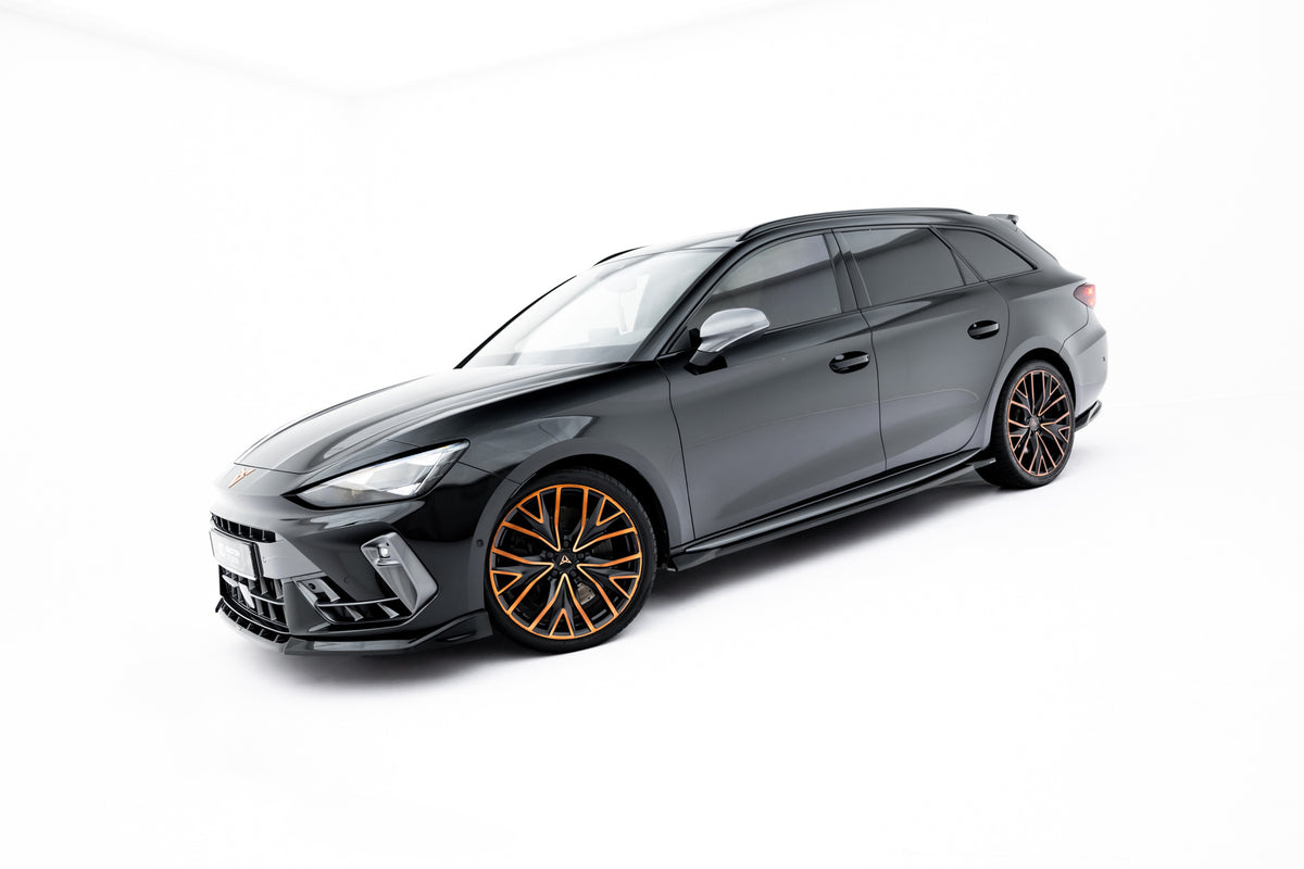 St Desgin Side Skirts Diffusers V.2 suitable for Cupra Leon ST / Hatchback Aero ...