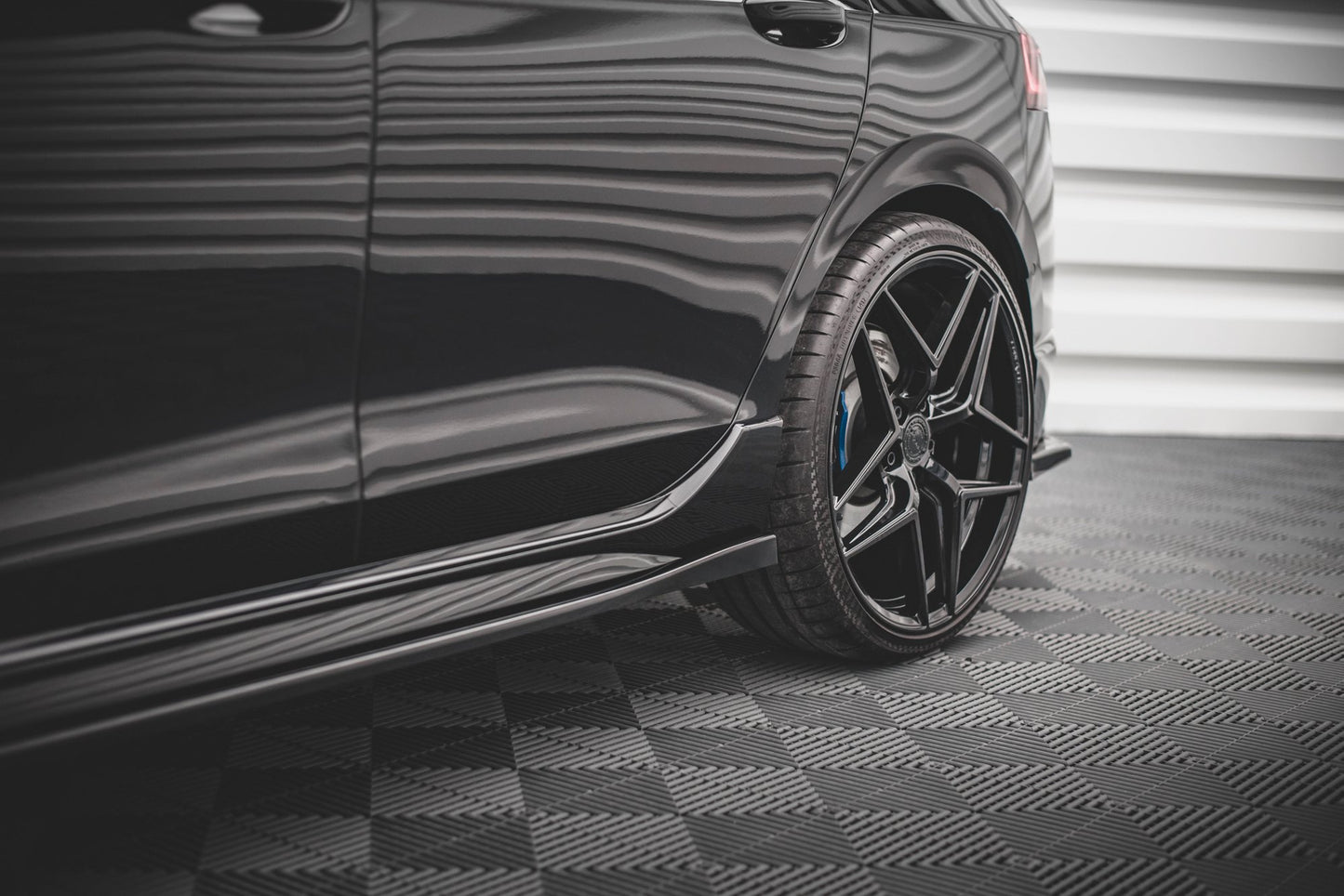 Side Skirts Diffusers V.2 Volkswagen Golf R Hatchback Mk8