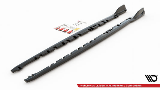 Side Skirts Diffusers V.3 for BMW 1 M-Pack/ M135i / 128ti F40 