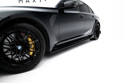 Side Skirts Diffusers V.3 CSL Look BMW M3 Sedan / Touring G80 / G81