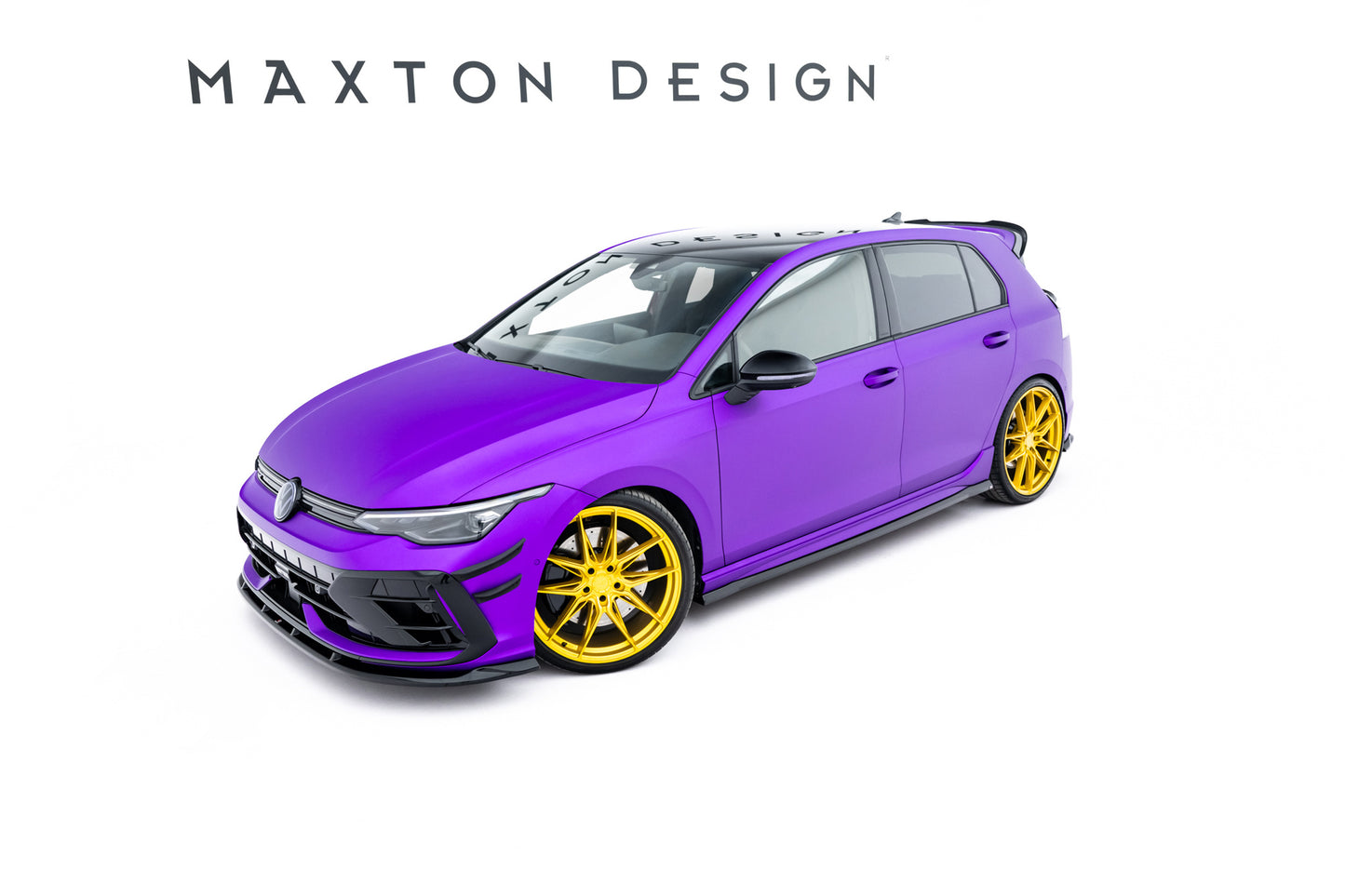 Side Skirts Diffusers V.5 Volkswagen Golf R Hatchback Mk8 / Mk8 Facelift