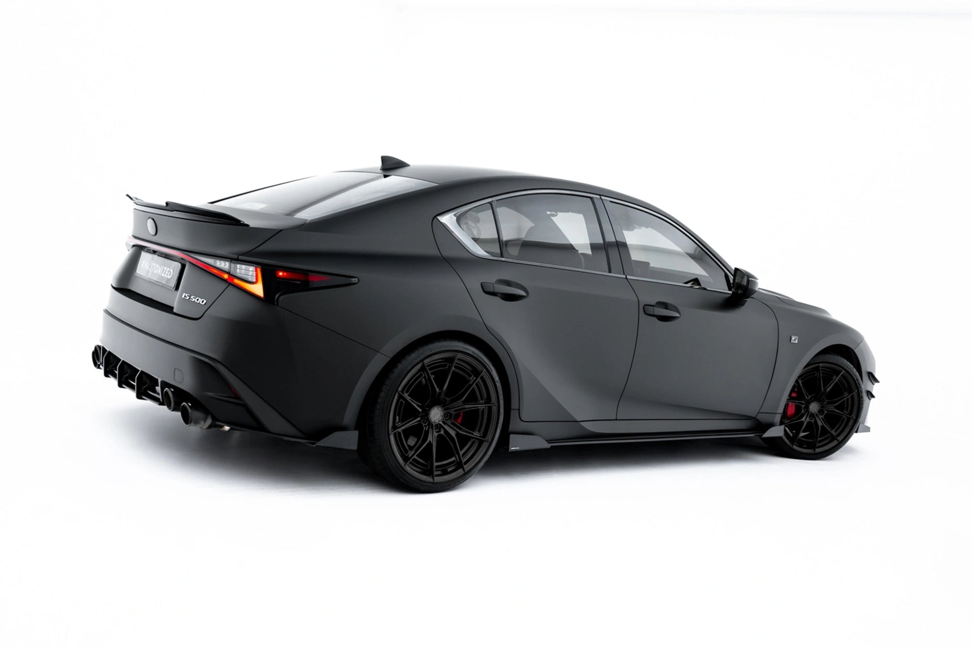Street Pro Side Skirts Diffusers + Flaps Lexus IS 500 Mk3 Facelift