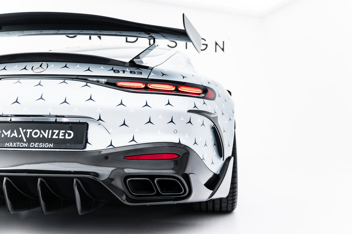 Prepreg Rear Bumper Carbon Canards Mercedes-AMG GT 63 / 55 / 63 S E ...