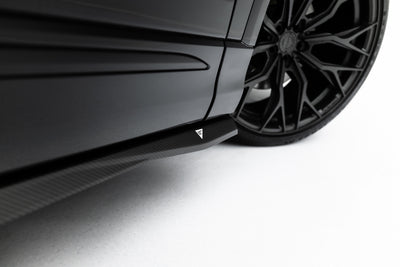 Prepreg Carbon Fiber Side Skirts Audi SQ8 / Q8 S-Line Mk1 Facelift