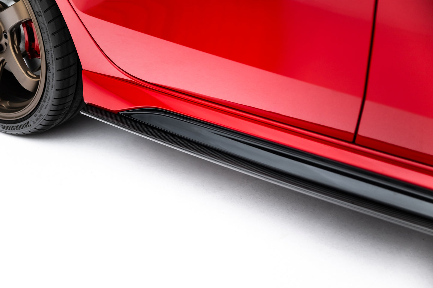 Prepreg Carbon Fiber Side Skirts V.1 Audi RS3 Sedan 8Y Facelift