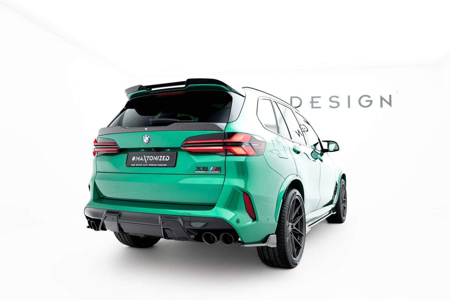 Prepreg Carbon Fiber Rear Side Splitters BMW X5 M F95 Facelift