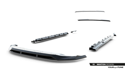 Set of Prepreg Carbon Splitters Audi Q8 S-Line Mk1 Facelift