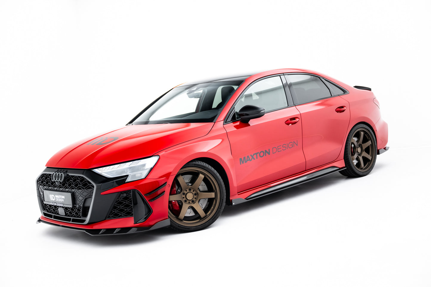 Set of Prepreg Carbon Splitters Audi RS3 Sedan 8Y Facelift
