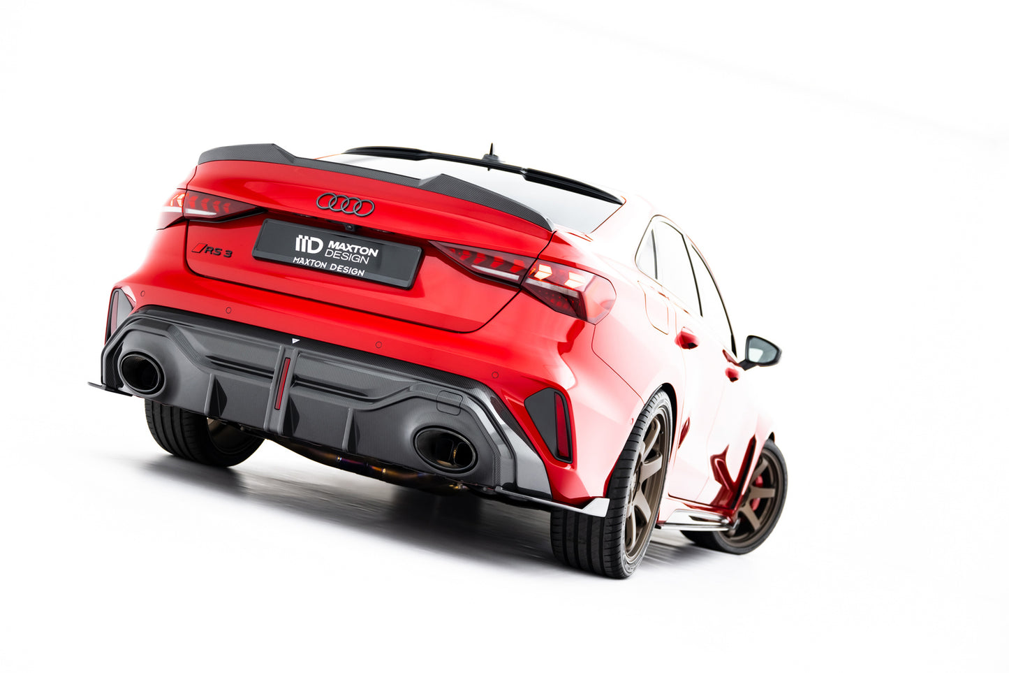 Set of Prepreg Carbon Splitters Audi RS3 Sedan 8Y Facelift