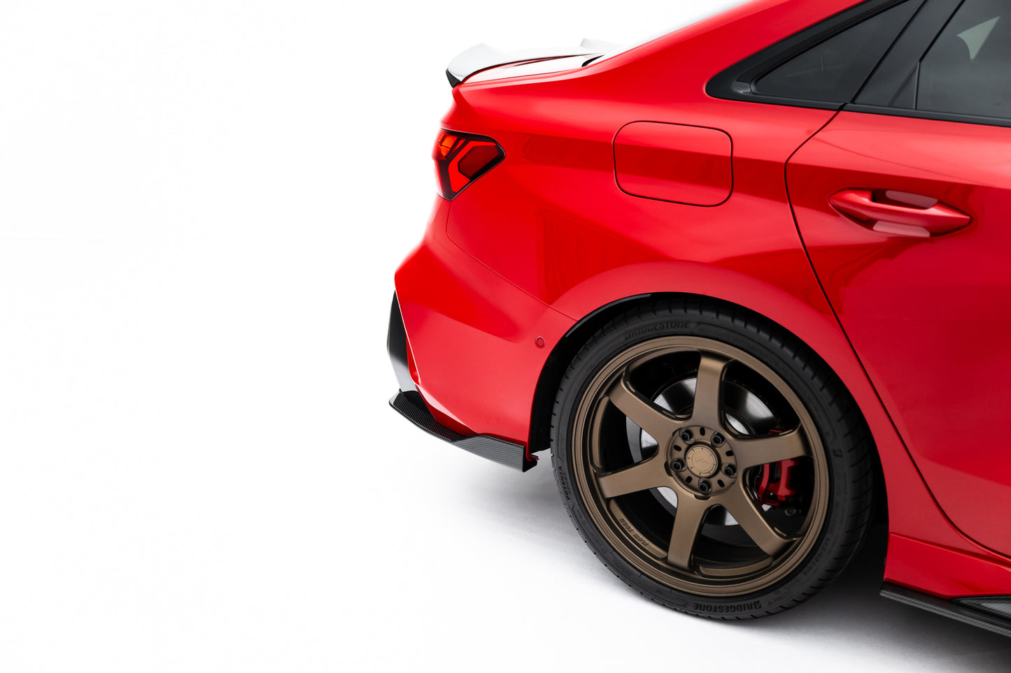 Set of Prepreg Carbon Splitters Audi RS3 Sedan 8Y Facelift