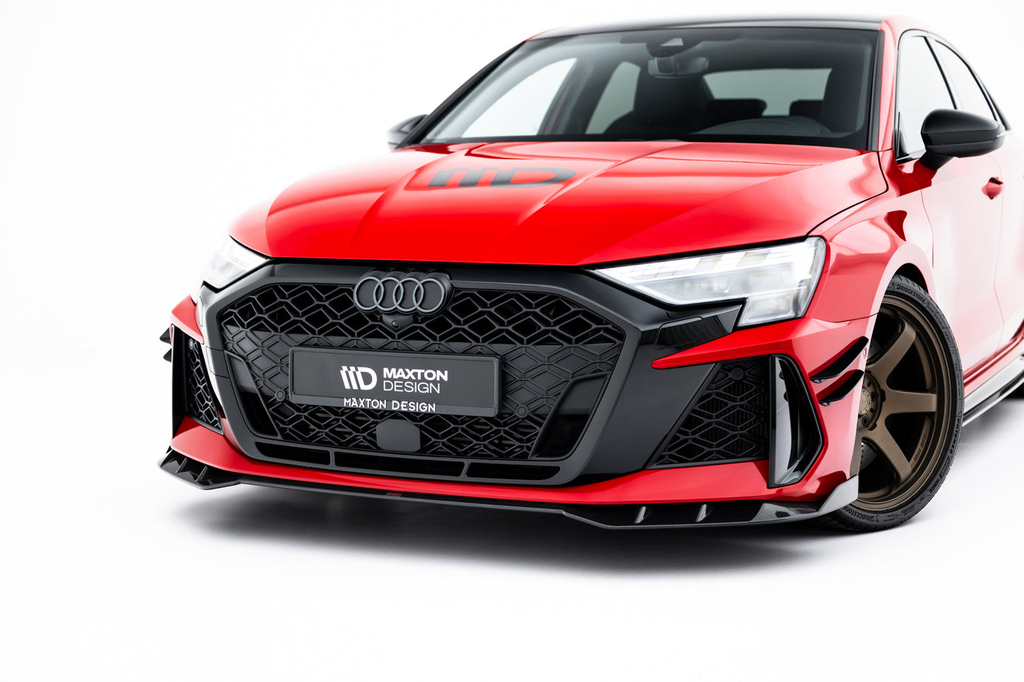 Set of Prepreg Carbon Splitters Audi RS3 Sedan 8Y Facelift