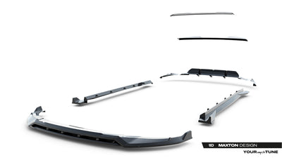 Set of Prepreg Carbon Fiber Splitters Audi RSQ8 Mk1 Facelift