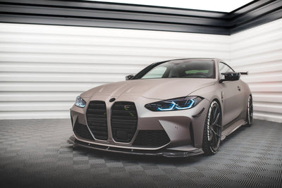 Set of Prepreg Carbon Fiber Splitters BMW M4 Coupe G82 / G82 Facelift