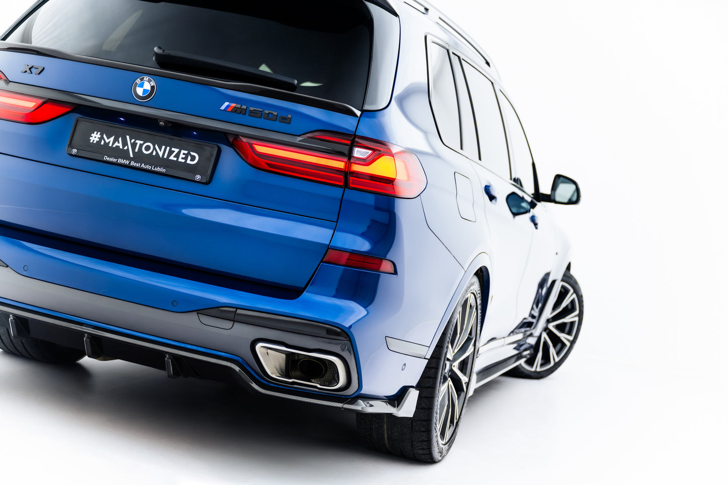 Set of Prepreg Carbon Splitters BMW X7 M-Pack G07 