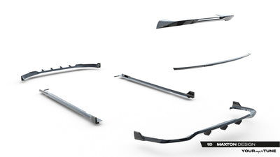 Set of Prepreg Carbon Splitters BMW X7 M-Pack G07 