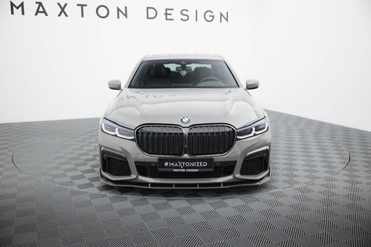 Prepreg Carbon Fiber Front Splitter + ABS Splitter BMW 7 M-Pack G11 Facelift