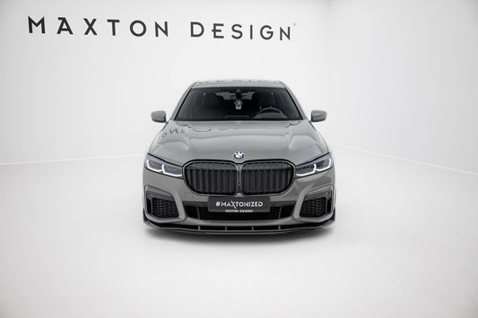 Prepreg Carbon Fiber Front Splitter + ABS Splitter BMW 7 M-Pack G11 Facelift