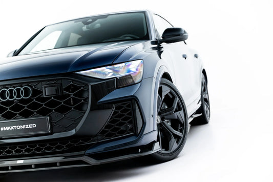 Prepreg Carbon Fiber Front Splitter Audi RSQ8 Mk1 Facelift