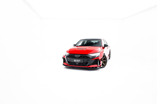 Prepreg Carbon Fiber Front Splitter Audi RS3 Sedan 8Y Facelift