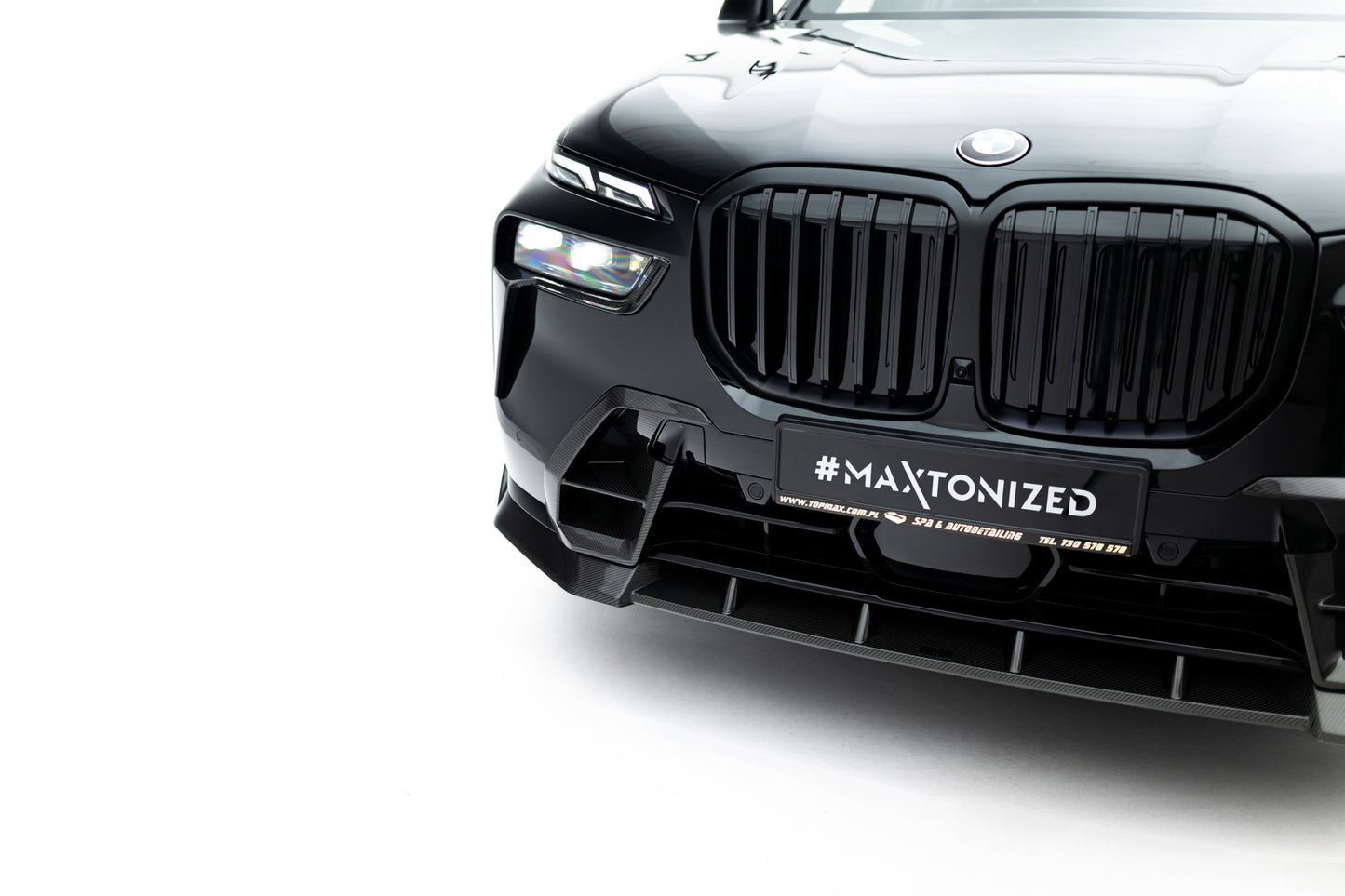 Prepreg Carbon Fiber Front Splitter BMW X7 M-Pack G07 Facelift