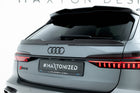 Prepreg Carbon Fiber Tailgate Spoiler (Lower) Audi RS6 C8 / C8 Facelift