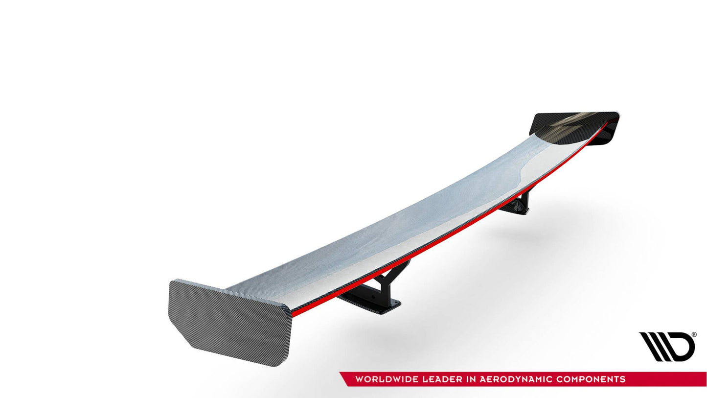 Carbon Spoiler With Internal Brackets Uprights + LED BMW 3 / M3 Coupe E92
