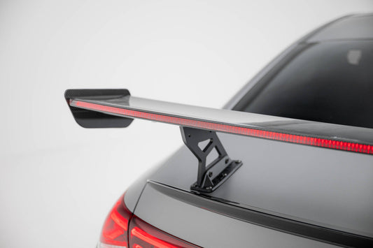 Carbon Spoiler With Internal Brackets Uprights + LED Mercedes-Benz CLA Coupe C118 / C118 Facelift