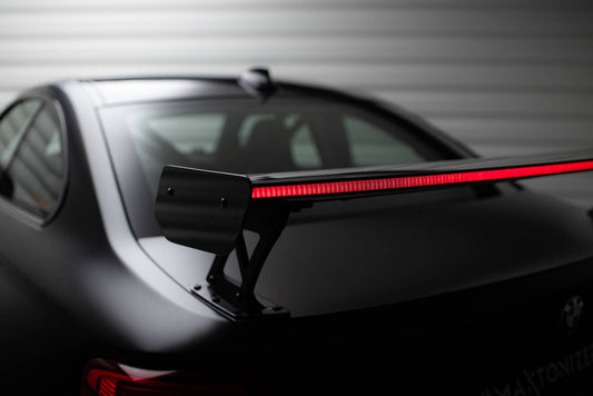 Carbon Spoiler With External Brackets Uprights + LED BMW M2 F87 / 2 / 2 M-Pack F22