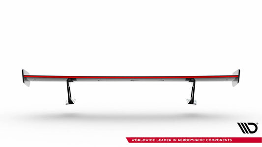 Carbon Spoiler With External Brackets Uprights V.1 + LED Audi A5 / A5 S-Line / S5 / RS5 Coupe F5 / F5 Facelift