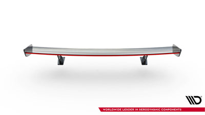 Carbon Spoiler With External Brackets Uprights V.2 + LED Audi A5 / A5 S-Line / S5 / RS5 Coupe F5 / F5 Facelift