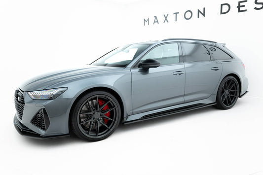 Set of Prepreg Carbon Fiber Splitters Audi RS6 C8 / C8 Facelift