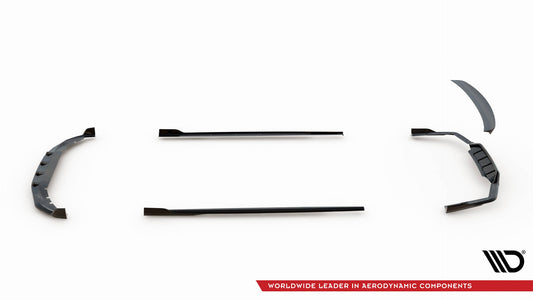 Set of Prepreg Carbon Fiber Splitters BMW 7 M-Pack G11 Facelift