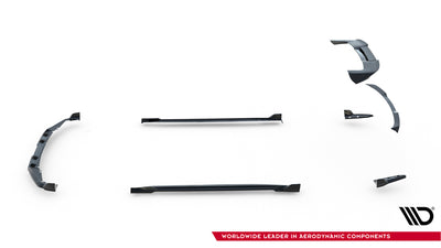 Set of Prepreg Carbon Fiber Splitters BMW X5 M F95 Facelift