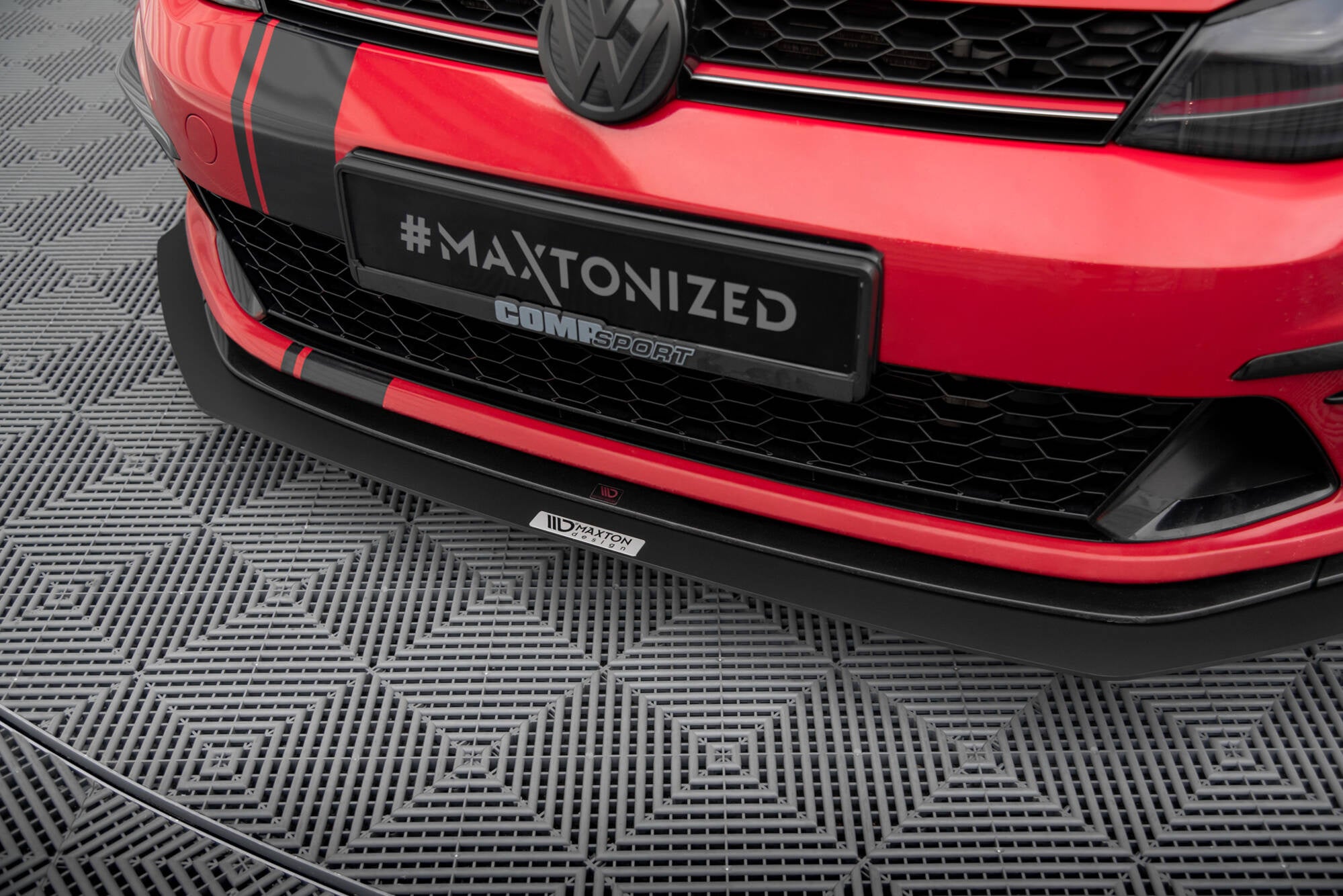 FRONT RACING SPLITTER VW GOLF VII GTI CLUBSPORT – Maxton Design