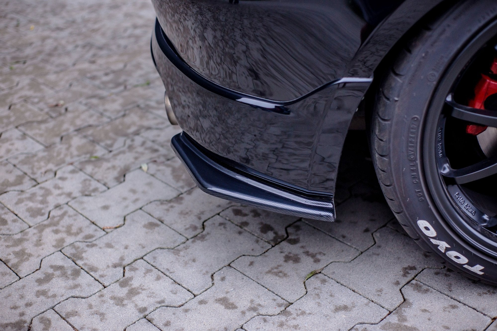 Rear Side Splitters suitable for Honda Civic EP3 (Mk7) TYPE-R/S
