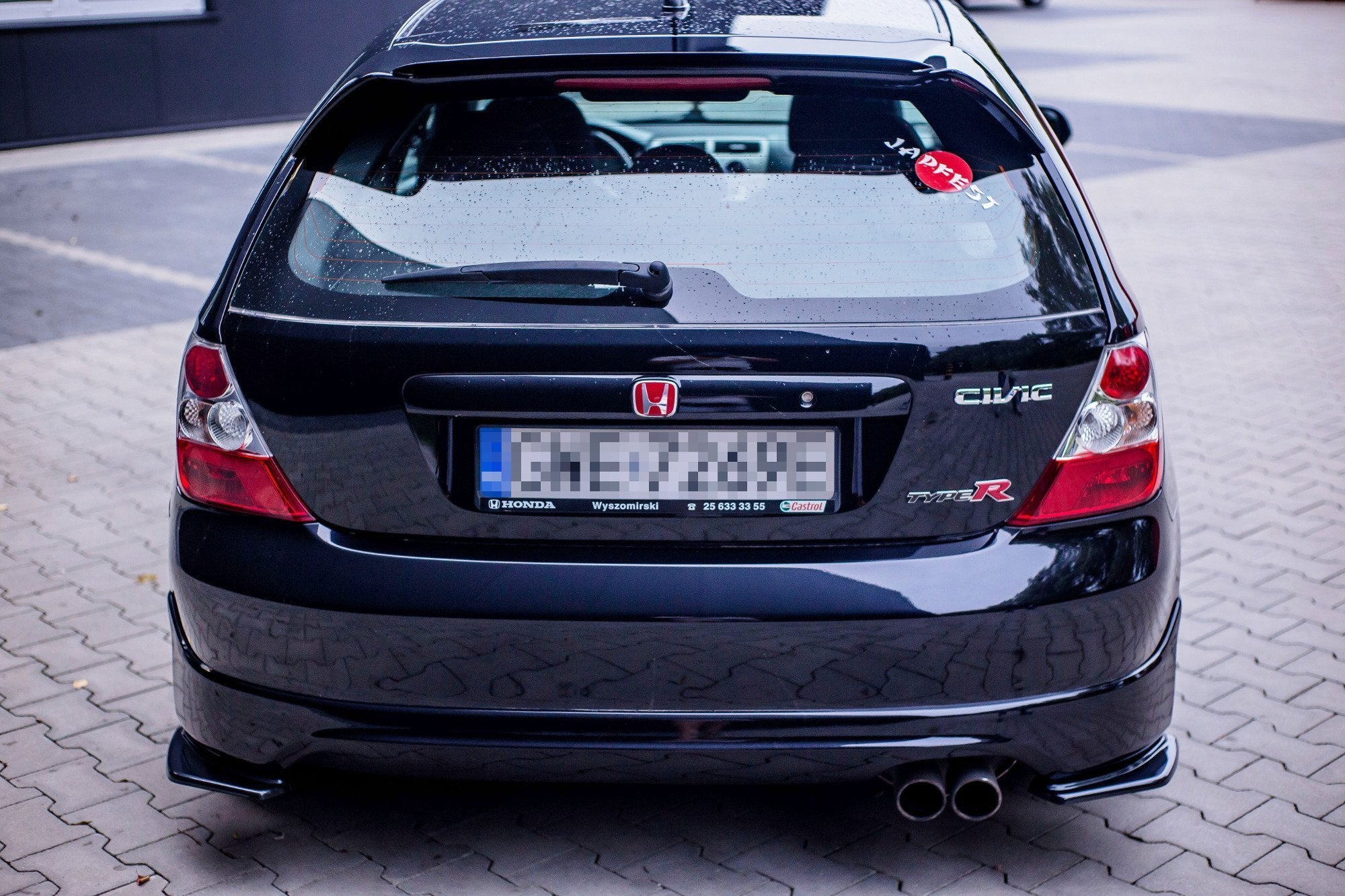 Rear Side Splitters suitable for Honda Civic EP3 (Mk7) TYPE-R/S