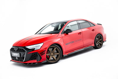 Set of Prepreg Carbon Fiber Side Skirts Audi RS3 Sedan 8Y Facelift