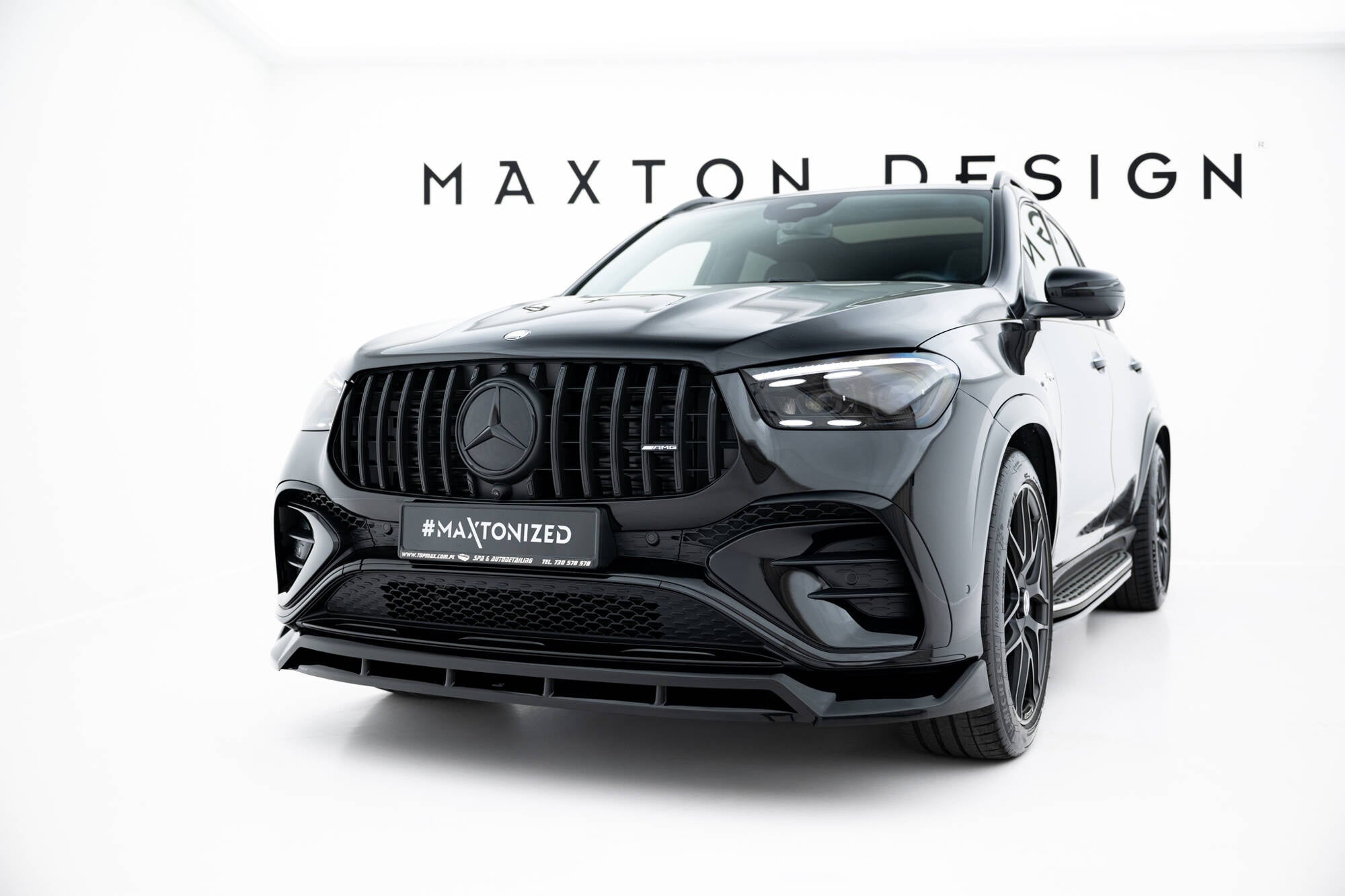 GLEフロントスプリッターフィン ’20～’23 AMGライン用 Front Splitter Mercedes-AMG GLE 53 / AMG-Line SUV / Coupe W167