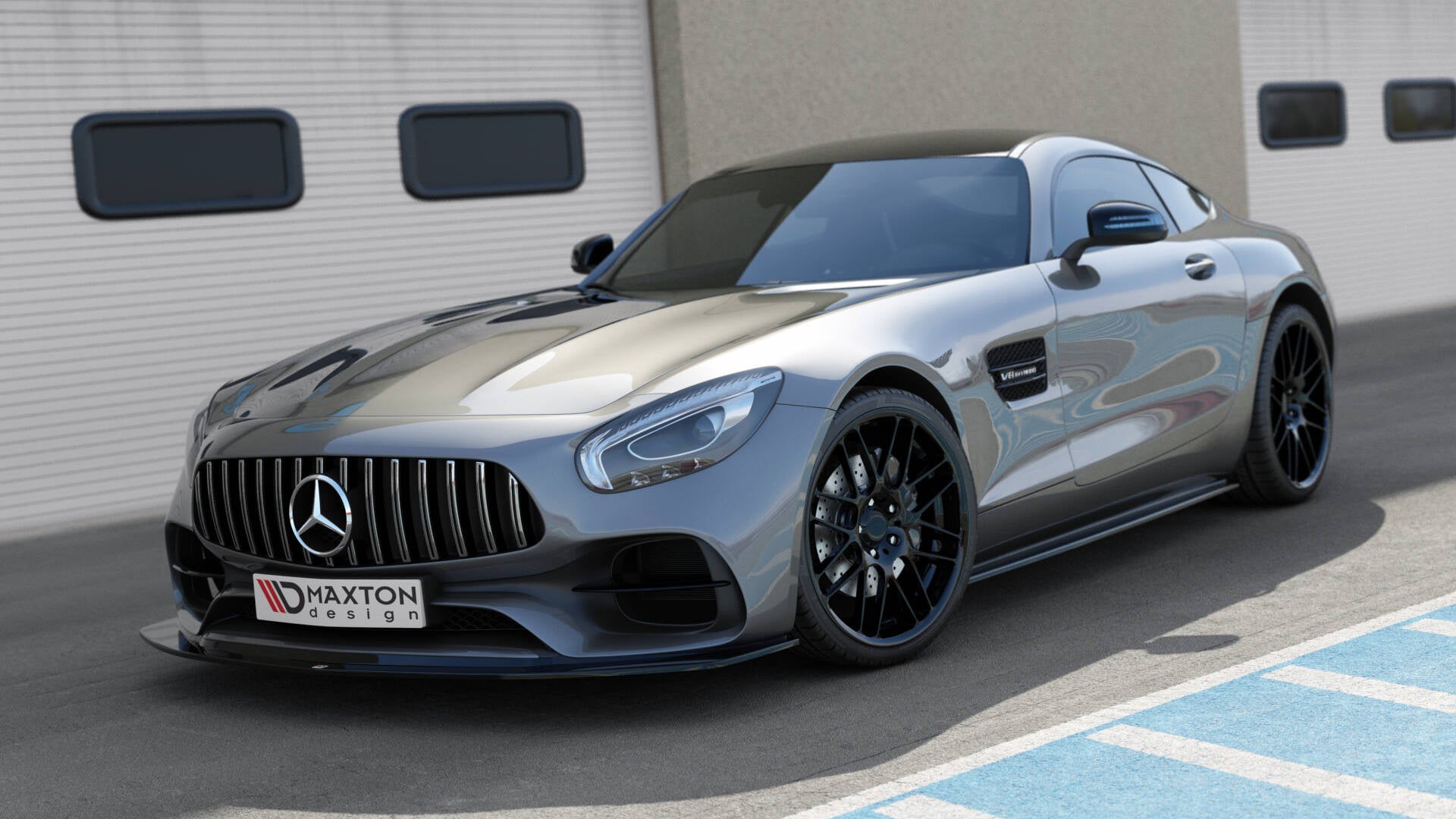 Front Splitter Mercedes-AMG GT S C190 Facelift – Maxton Design