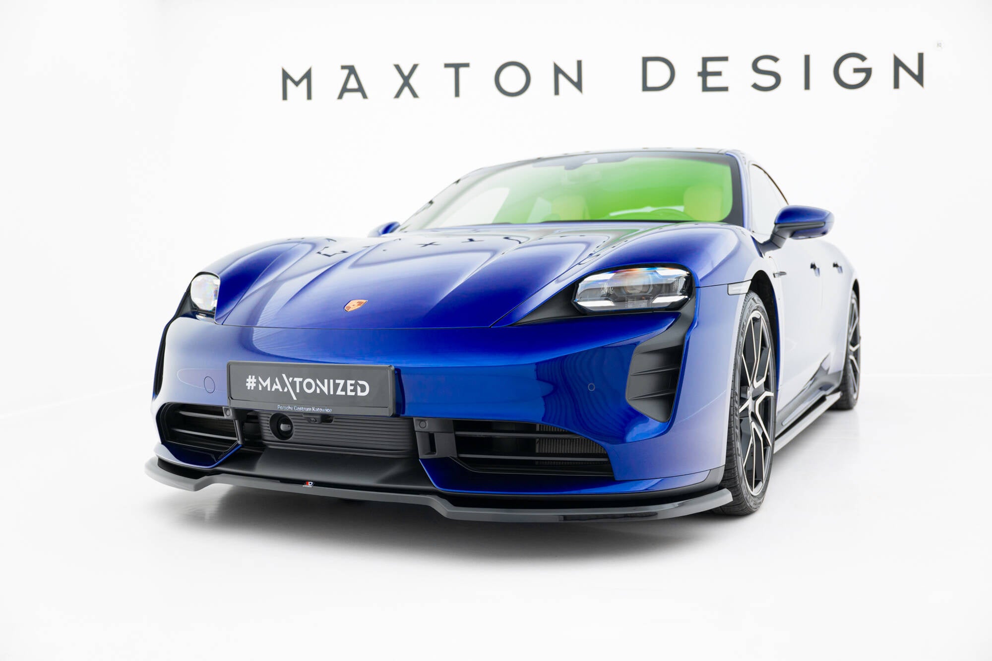 Front Splitter Porsche Taycan Turbo S Mk1 – Maxton Design