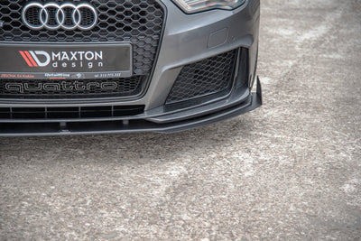 Street Pro Front Splitter + Flaps Audi RS3 8V Sportback