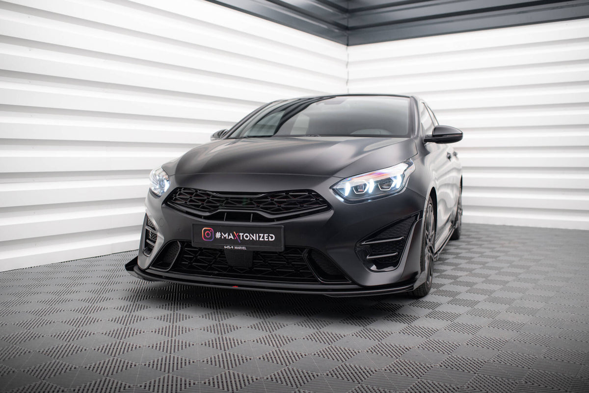 Street Pro Front Splitter + Flaps Kia Proceed GT Mk3 Facelift / Ceed GT ...