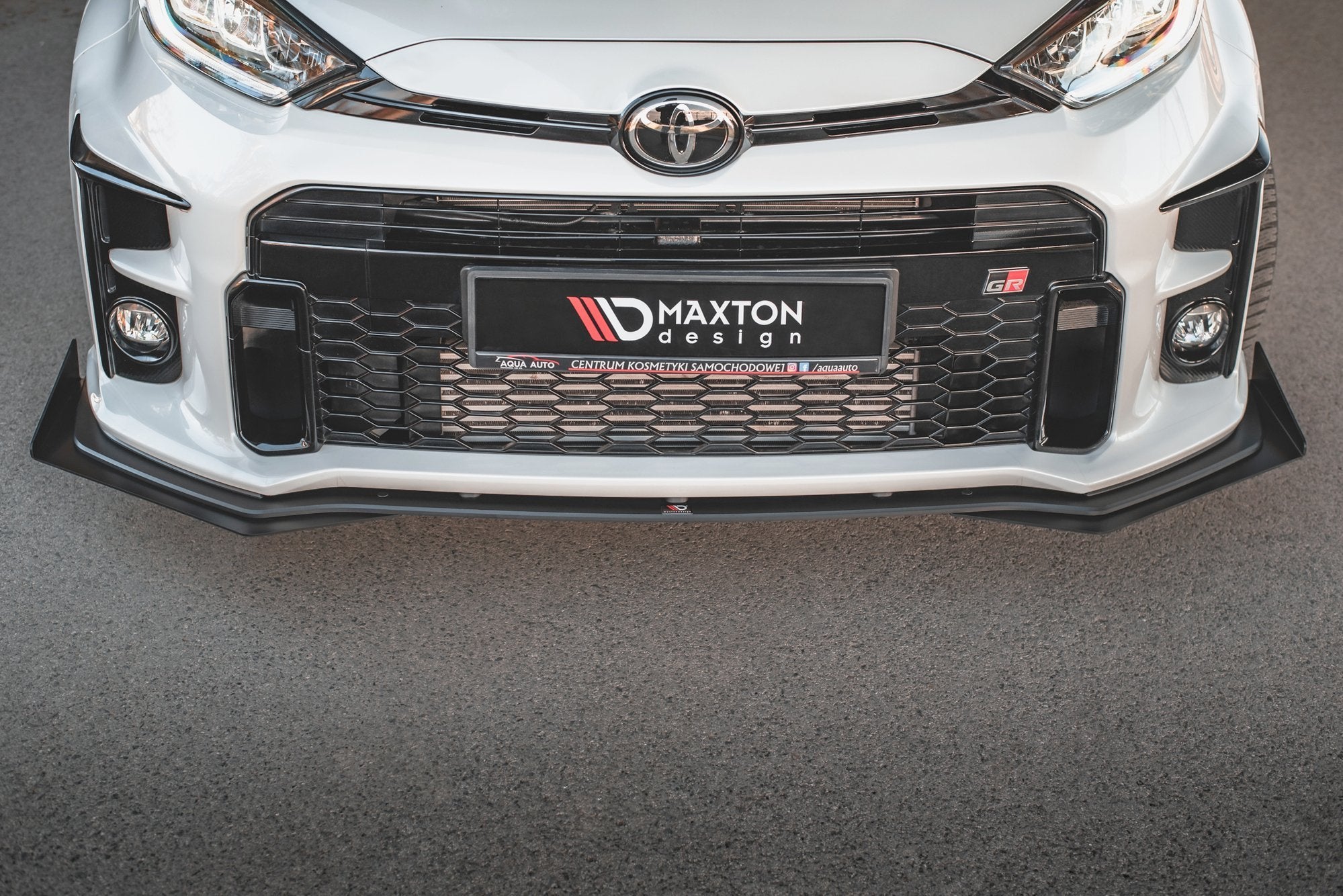 Street Pro Front Splitter + Flaps suitable for Toyota GR Yaris Mk4